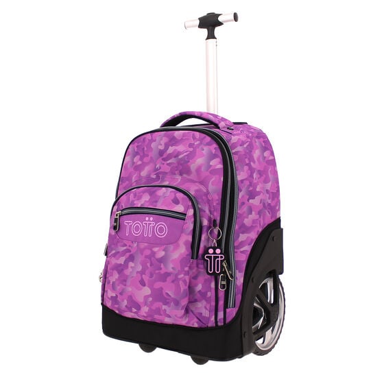Totto Mochila Papel - Camuflaje Rosa
