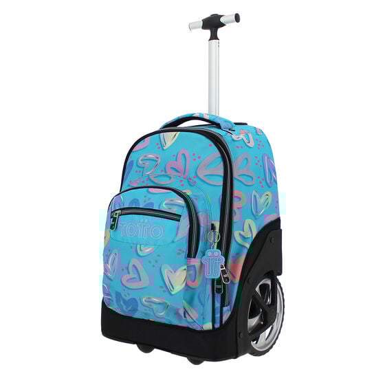 Totto Mochila Papel - Corazones Pintados