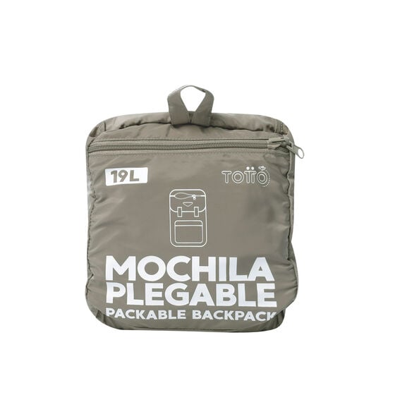 Totto Mochila Plegable Collapse - Desert Taupe