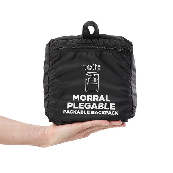 Totto Mochila Plegable Collapse - Negro