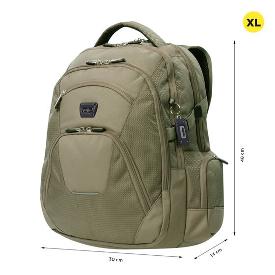 Totto Mochila Polixan 2.0 - Desert Taupe