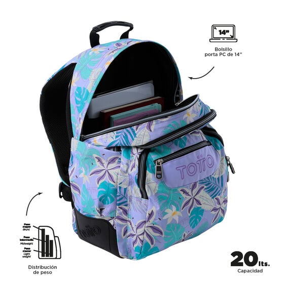 Totto Mochila Rayol - Morado