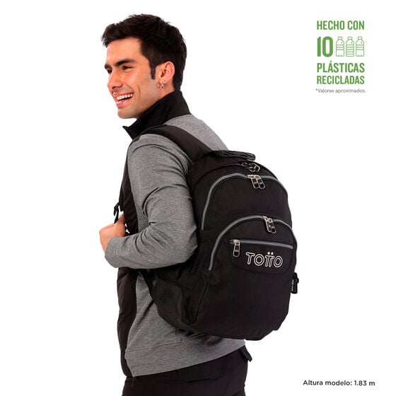 Totto Mochila Rayol - Negro