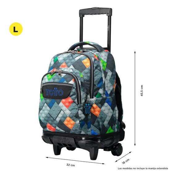 Totto Mochila Renglones - Bloques