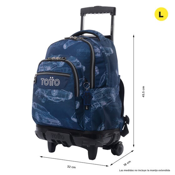 Totto Mochila Renglones - Blueprint