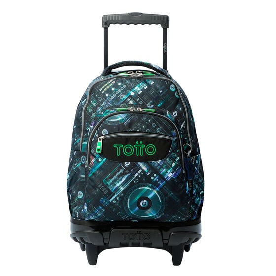 totto Mochila Renglones - Mixer Black
