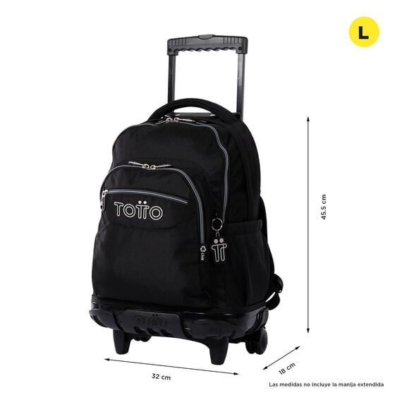 Totto Mochila Renglones - Negro