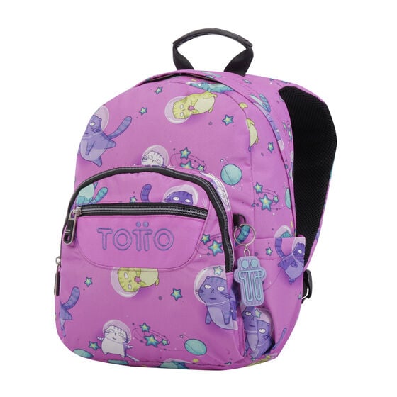 Totto Mochila Tempera - Gatos Astronautas
