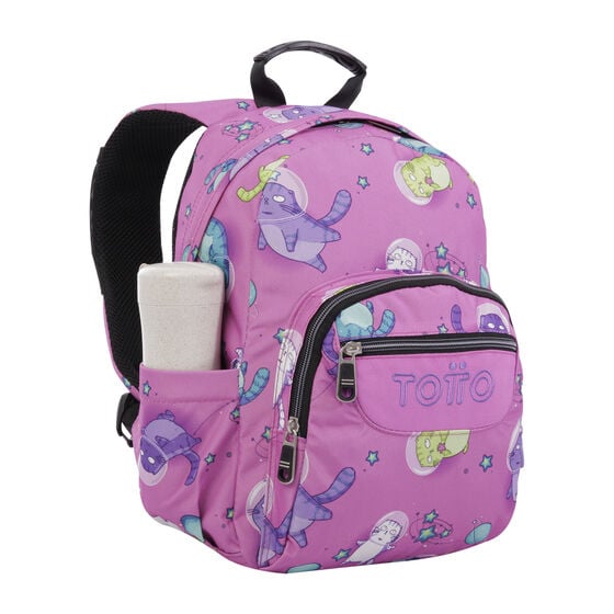 Totto Mochila Tempera - Gatos Astronautas