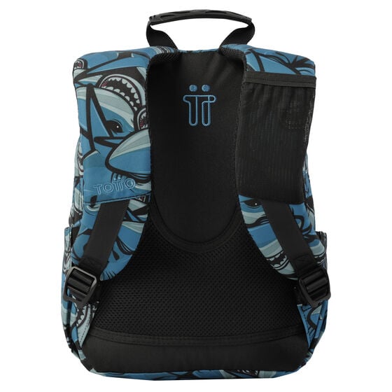 Totto Mochila Tempera - Tiburones