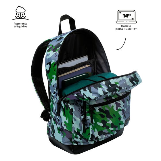 Totto Mochila Tocax - Camiflage Micro Chip