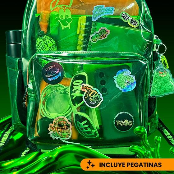 Totto Mochila Transparente Totto Ferxxo Verde