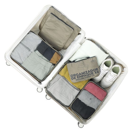 Totto Organizador Packing Cube X6 - Desert Taupe