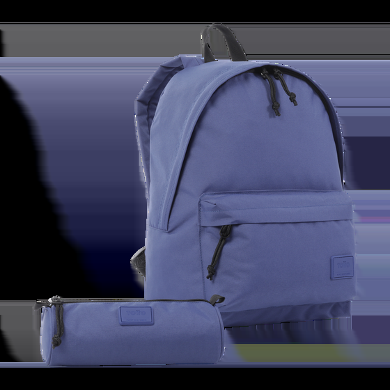 totto Pack mochila + estuche Kalex - Azul oscuro