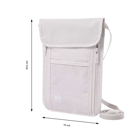 Totto Porta Pasaporte Hang - White Sand