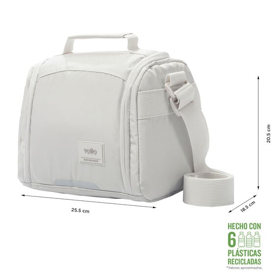 Totto Portameriendas Grafito - White Sand