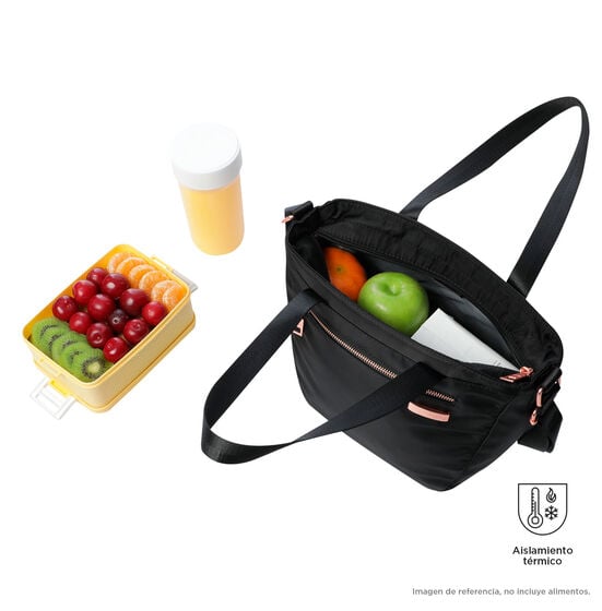 Totto Portameriendas Pasiflora - Black