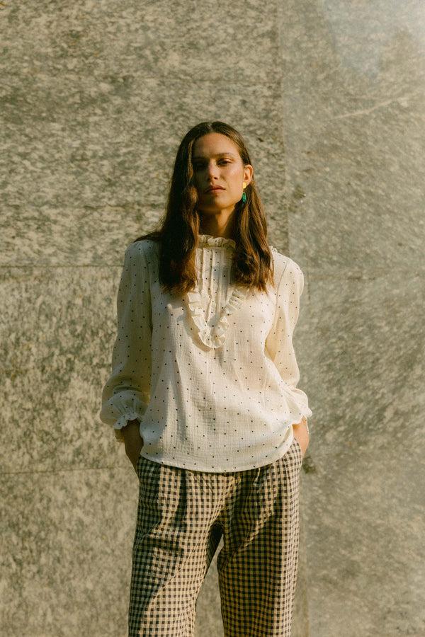 Triana By C Blusa Algodón Orgánico Estrellas SILKEN