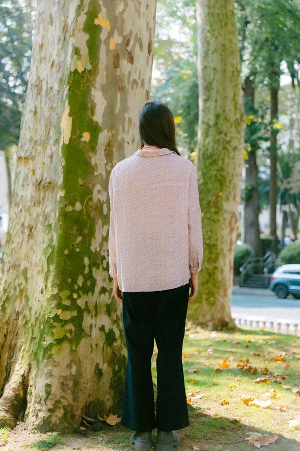 Triana By C Blusa Algodón Orgánico STAR Print Malva