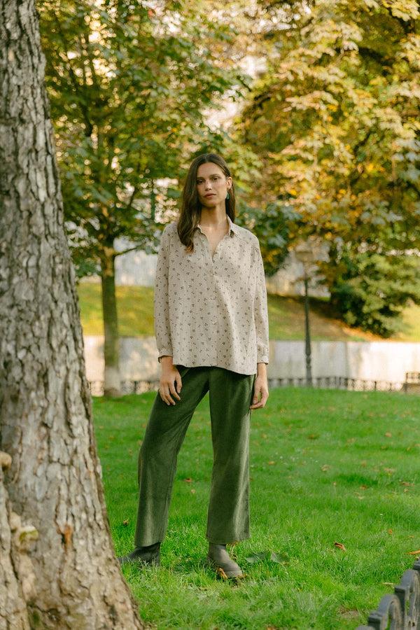 Triana By C Blusa Algodón Orgánico STAR Pepper