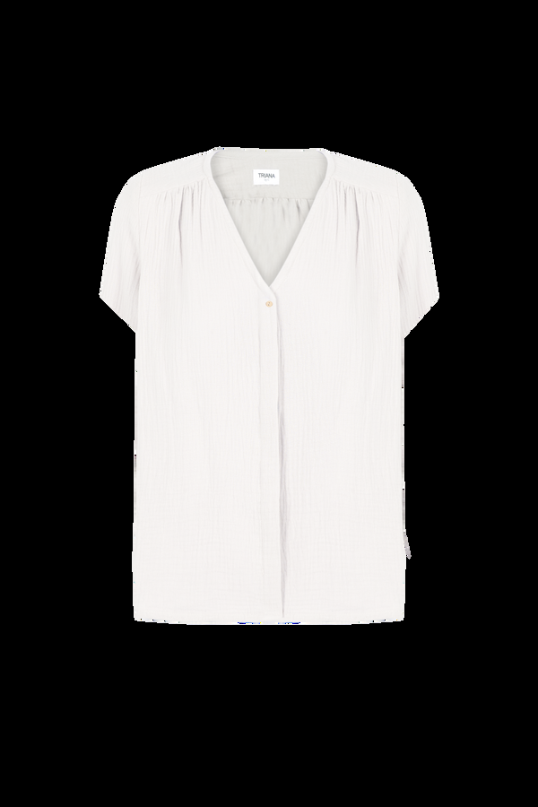 Triana By C Blusa BURNI Algodón Orgánico Blanco