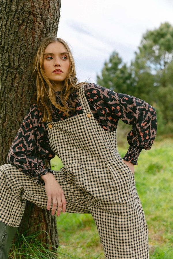 Triana By C Blusa Geométrica Goma Puño HALDEN