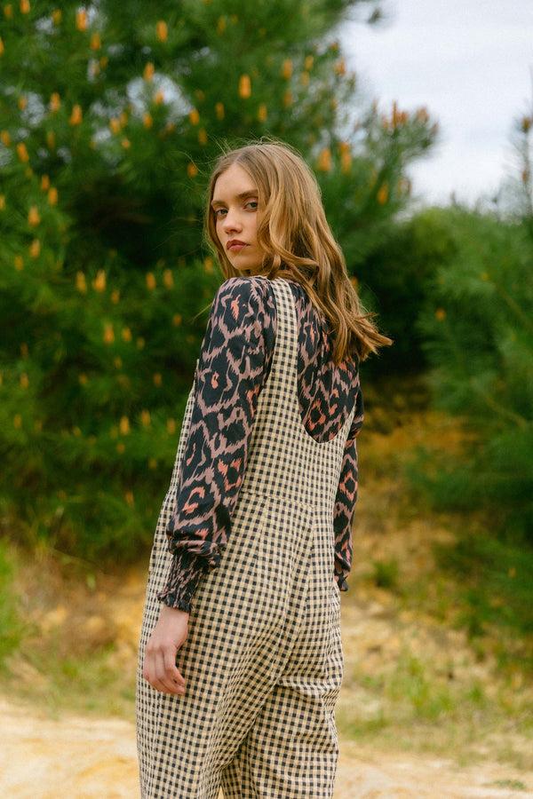 Triana By C Blusa Geométrica Goma Puño HALDEN