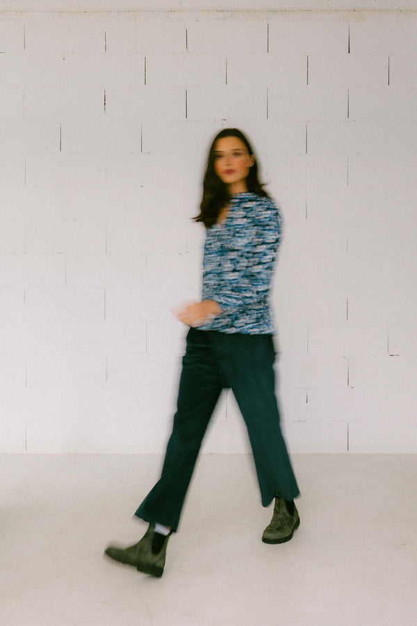 Triana By C Blusa LAGOS ACUARELA AZUL