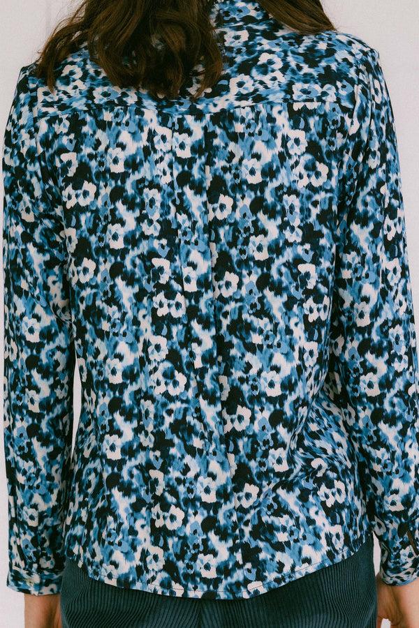 Triana By C Blusa LAGOS ACUARELA AZUL