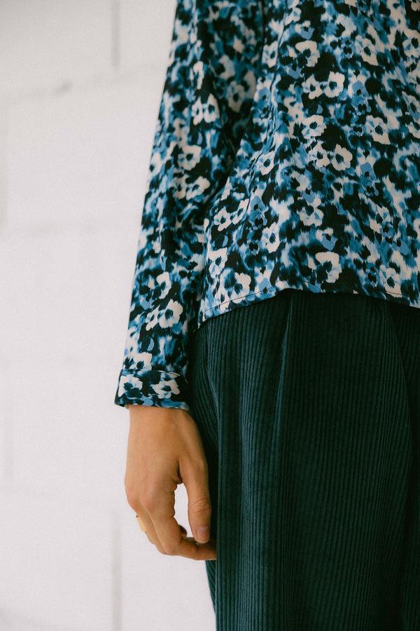 Triana By C Blusa LAGOS ACUARELA AZUL