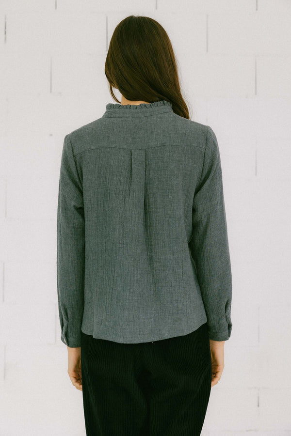 Triana By C Blusa LAGOS ORGANIC GRIS