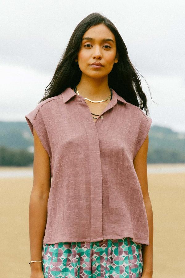 Triana By C Blusa LUCEA TAUPE