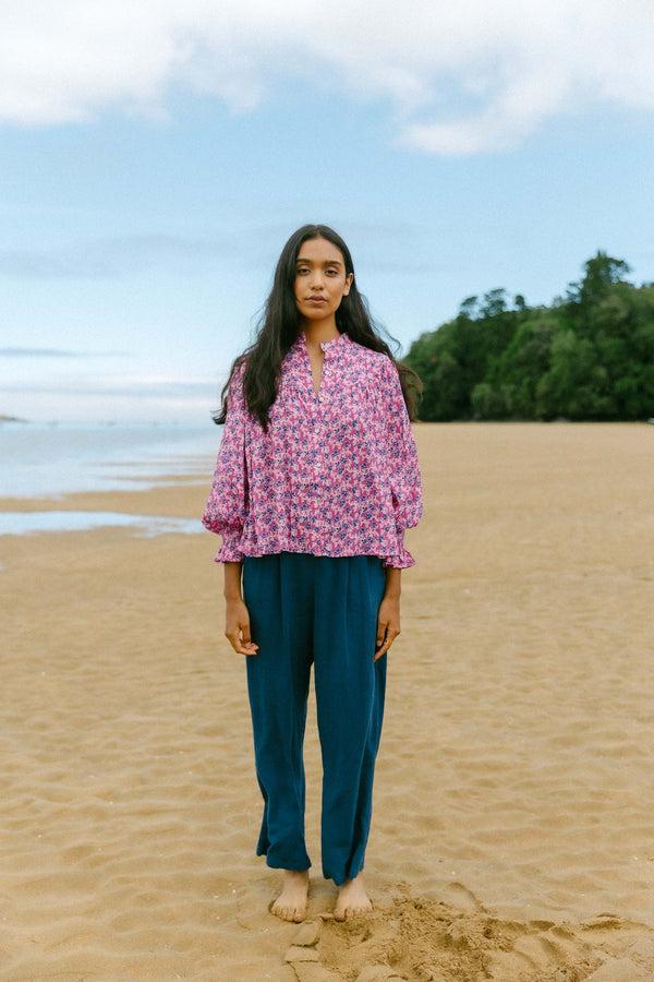 Triana By C BLUSA MAY PRINT VERBENA