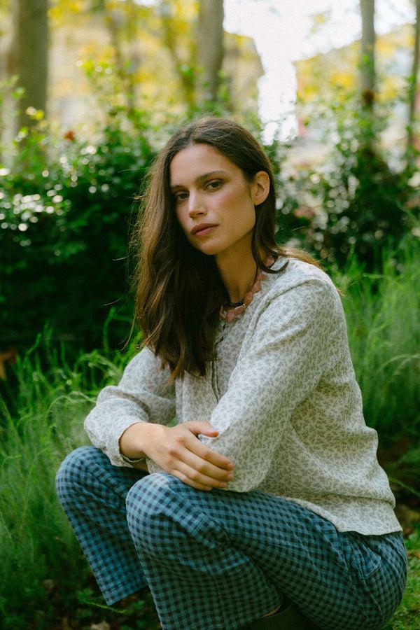 Triana By C Blusa MELBOURNE Algodón Orgánico Flor