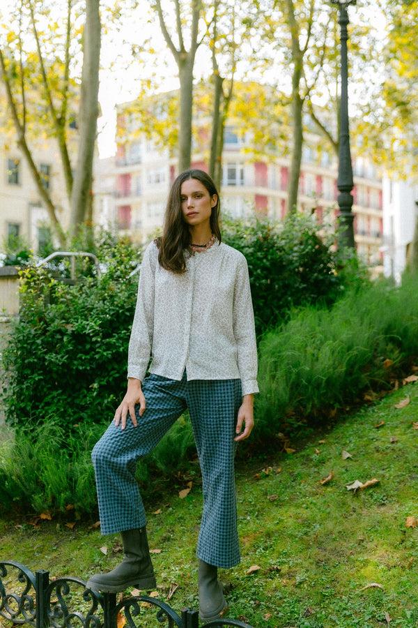 Triana By C Blusa MELBOURNE Algodón Orgánico Flor