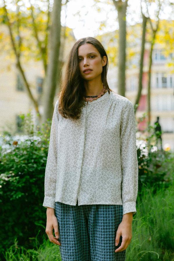 Triana By C Blusa MELBOURNE algodón orgánico flor