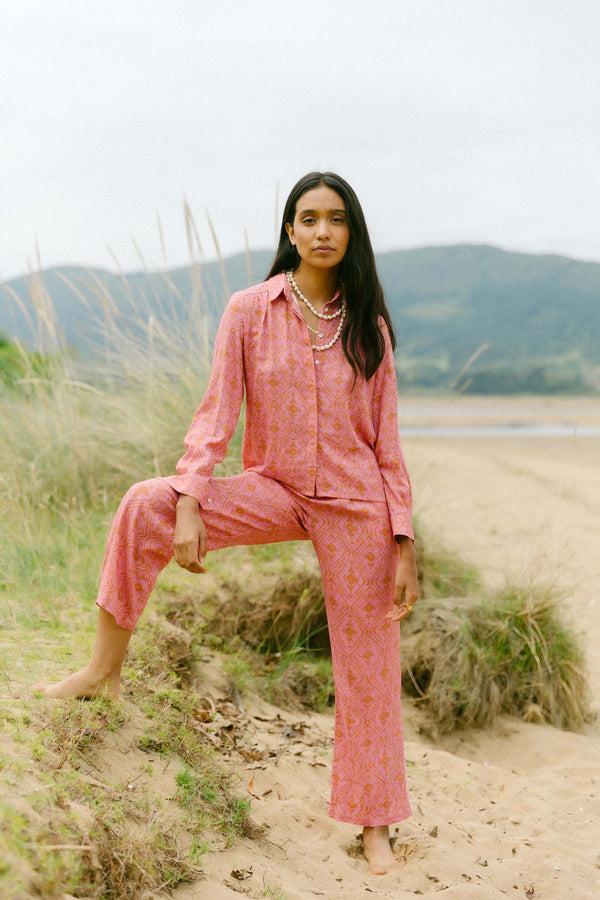 Triana By C BLUSA PALMA ETNIC FRESA