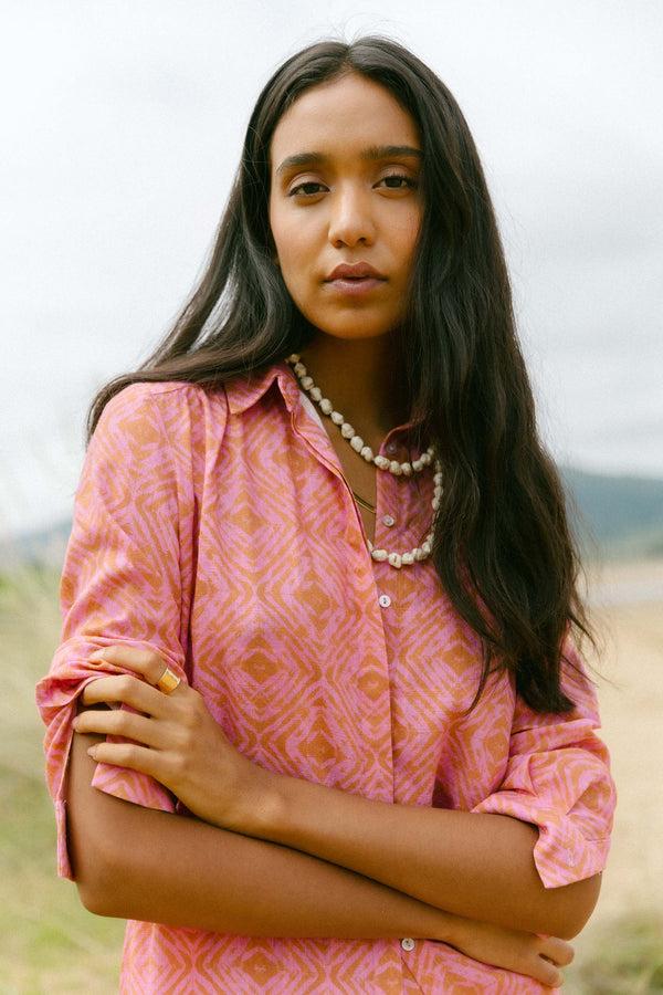 Triana By C BLUSA PALMA ETNIC FRESA