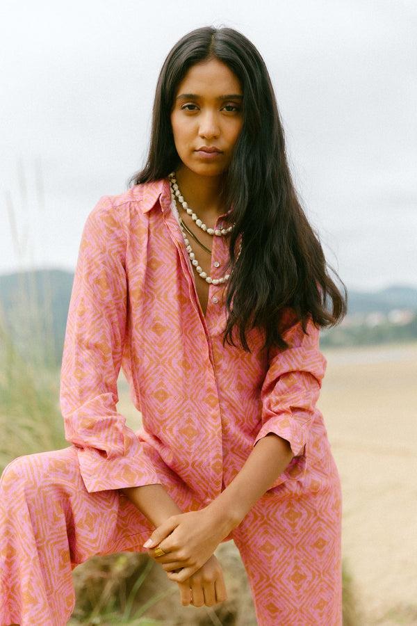 Triana By C BLUSA PALMA ETNIC FRESA