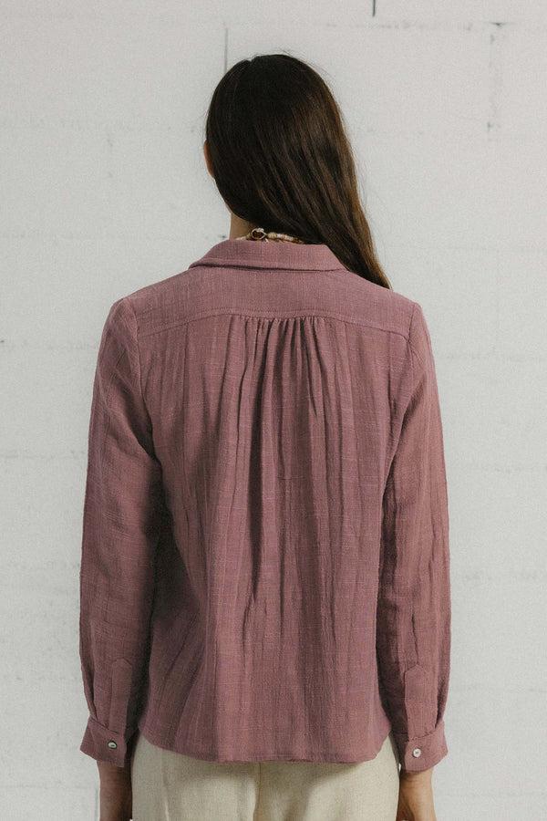 Triana By C BLUSA PALMA ROSE TAUPE