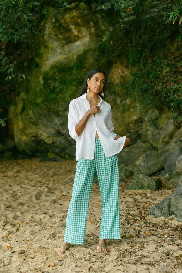 Triana By C Blusa STAR Algodón Orgánico Blanco