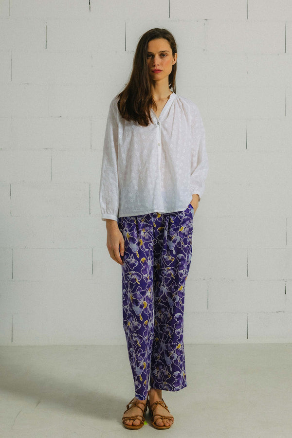 Triana By C Blusa Voile Bordado BLANCA OCA