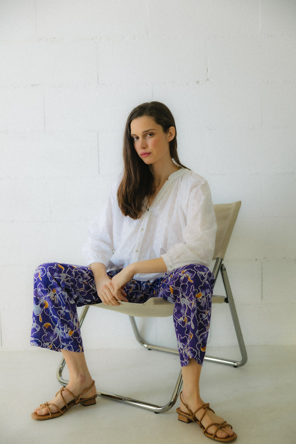 Triana By C Blusa Voile Bordado BLANCA OCA