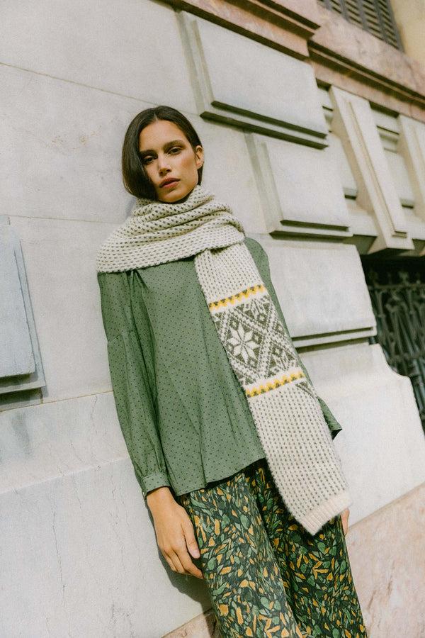 Triana By C BUFANDA PRINT SNOW