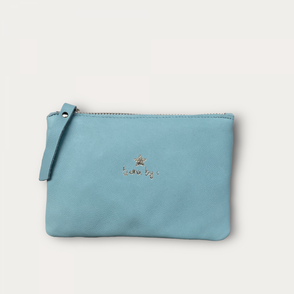 Triana By C Cartera Piel Aqua