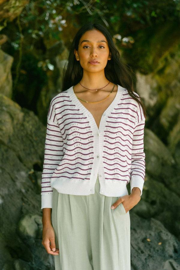 Triana By C Chaqueta tijuana berenjena