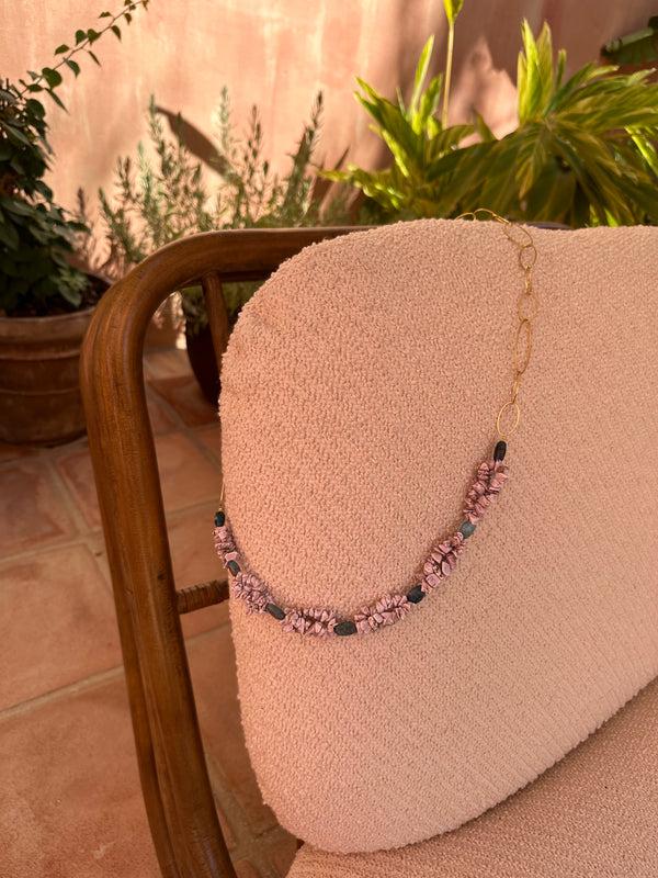 Triana By C Collar Coral/turquesa