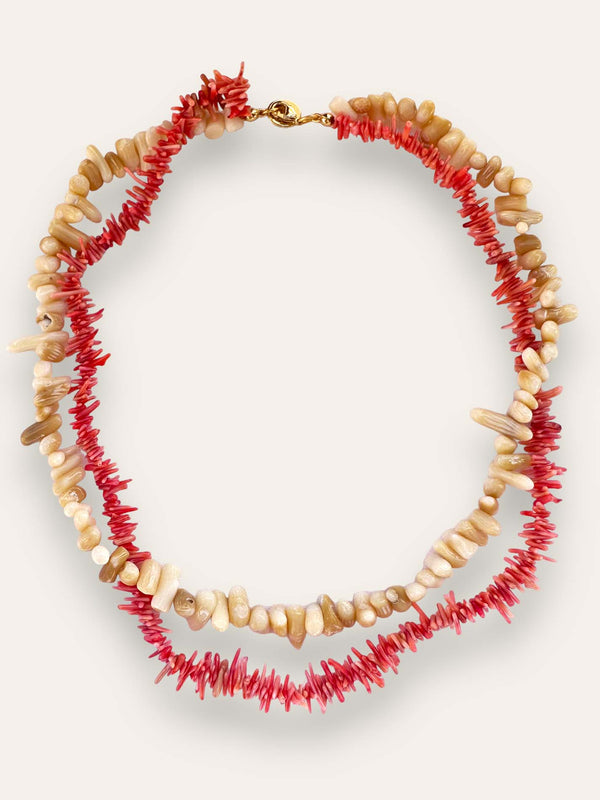 Triana By C COLLAR CORAL Y TURQUESA