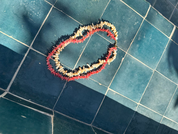 Triana By C COLLAR CORAL Y TURQUESA