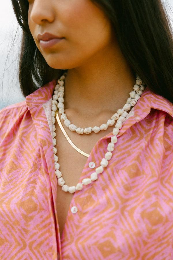 Triana By C Collar MONTEVIDEO blanco